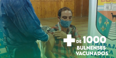 Más de 1000 personas vacunadas